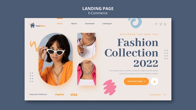 ecommerce landing page