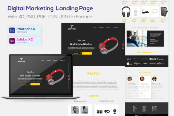 ecommerce landing page