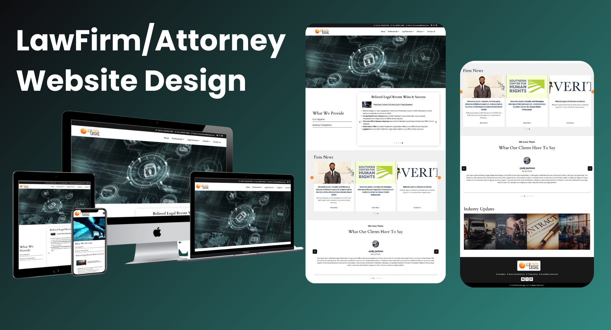 attorney web design