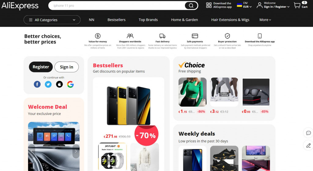 best ecommerce websites 2019