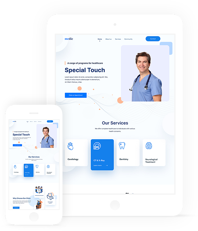 dental web design