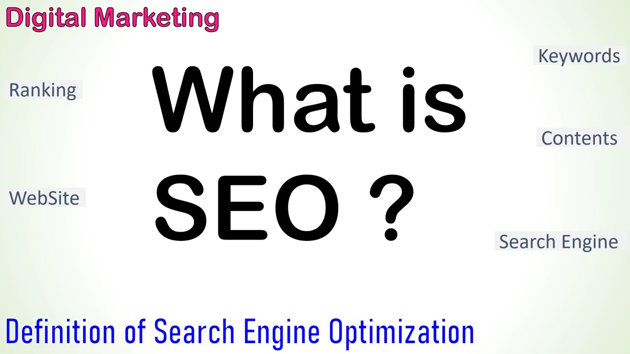 search engine optimization in digital marketing